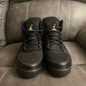 Size 15 Nike Air Jordan 6 Retro black and gold